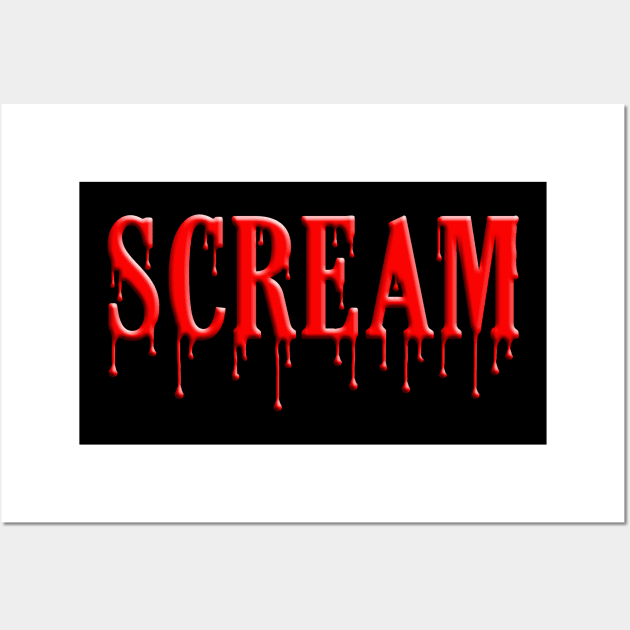 Scream Wall Art by SparkleArt